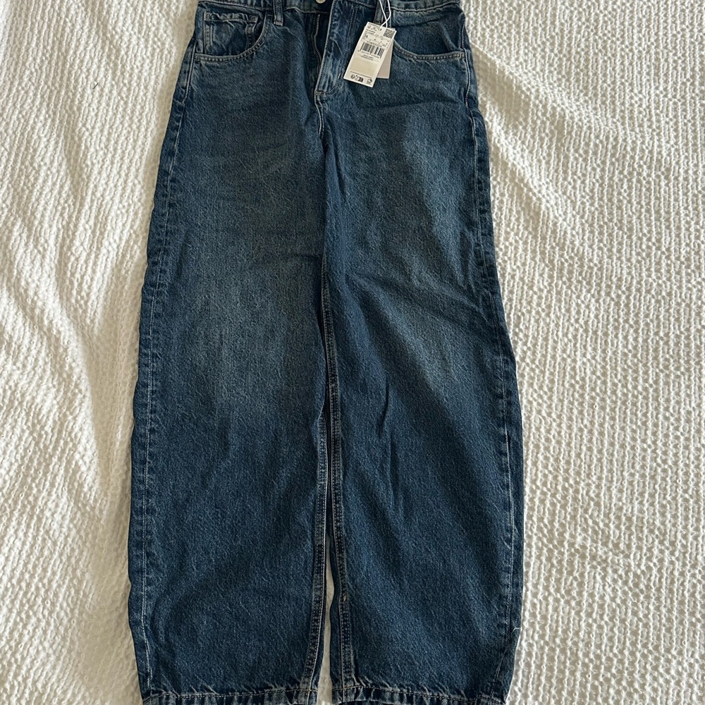 Mango Dark Blue Women Jeans - Balloon